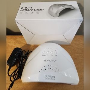 Morovan UV Curing Nail Light with 3 Timers and Auto Shutoff - NWOT